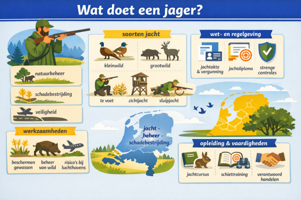 Alles over het beroep jager Wat doet een jager